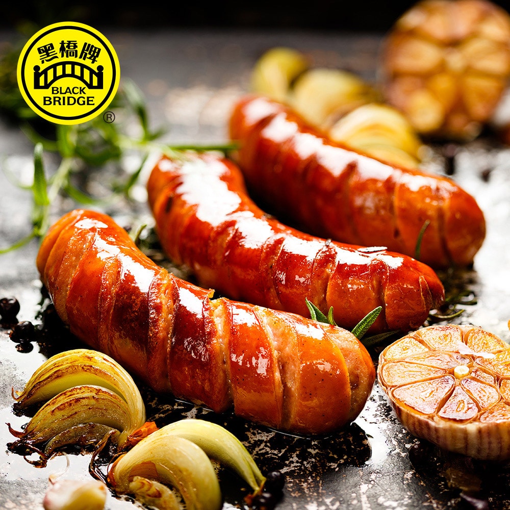 【黑橋牌】特選風味香腸3件組-一斤原味香腸+500g紹興酒香腸+360g墨魚香腸_(600g*1包+500g*1包+360g*1盒)