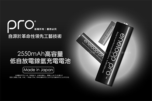 【Panasonic 國際牌】智控型8槽急速充電器+ 黑鑽款eneloop PRO 2550mAh 低自放3號充電電池(8顆入)