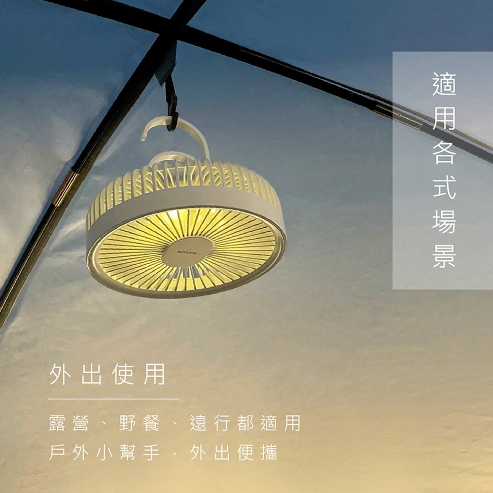 【KINYO】充插兩用7吋USB風扇壁DC扇掛扇循環扇(UF-7065)遙控/LED/易拆洗-2色任選