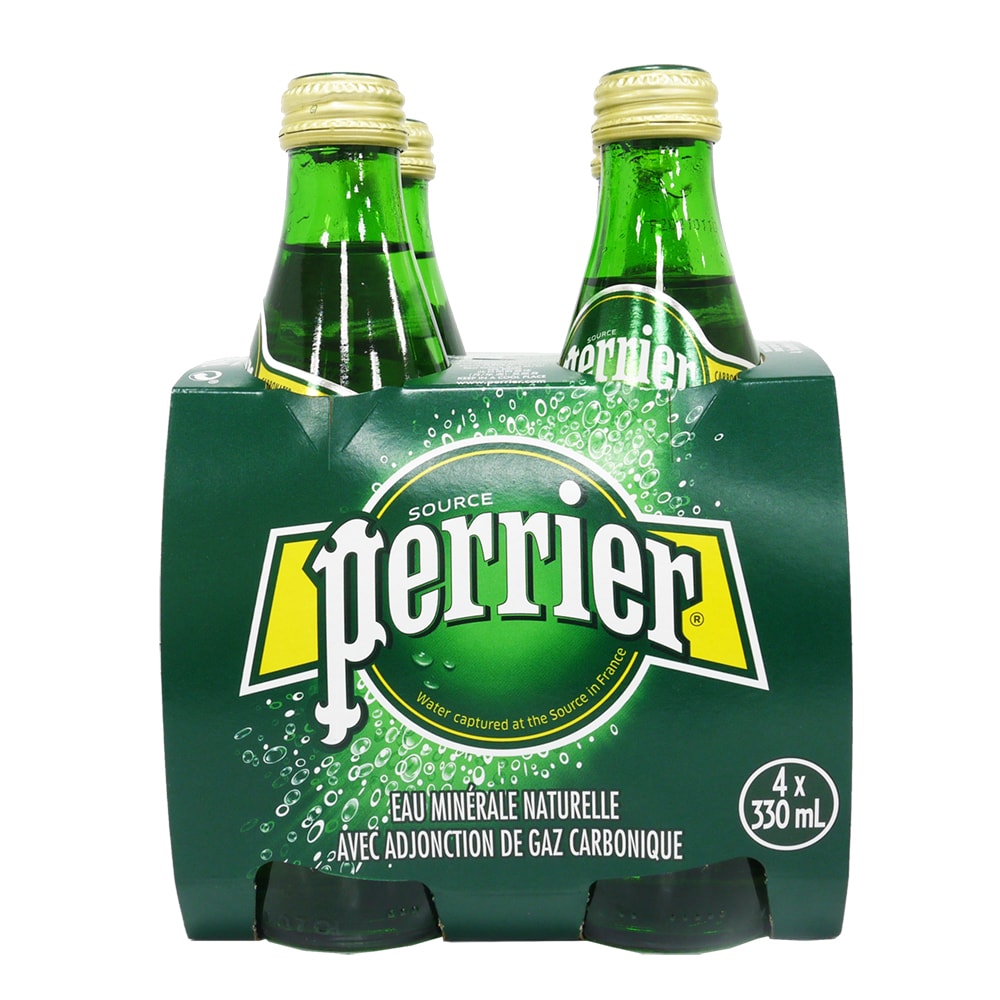 【Perrier 沛綠雅】氣泡礦泉水 玻璃瓶 330mlx24瓶/箱
