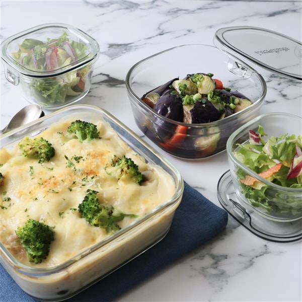 【iwaki】日本耐熱玻璃微波密封保鮮盒 方蓋/灰色 1.2L(原廠總代理)