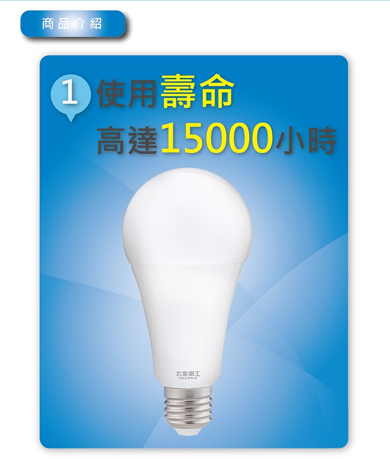 【太星電工】16W超節能LED燈泡(白光/暖白光)(6入) A816*6