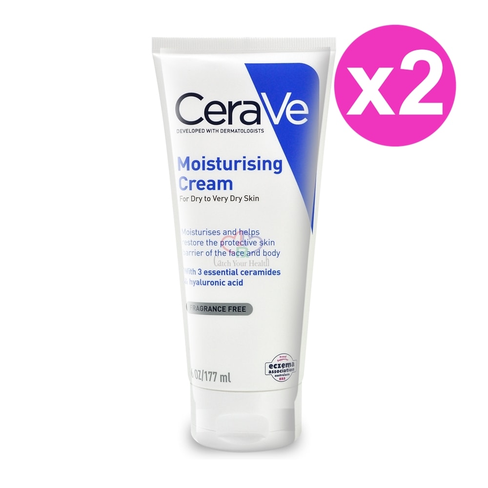 【CeraVe 適樂膚】長效潤澤修護霜 177ml/2瓶