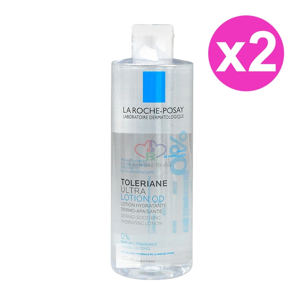 【La Roche-Posay 理膚寶水】多容安舒緩保濕化妝水 400ml/2瓶