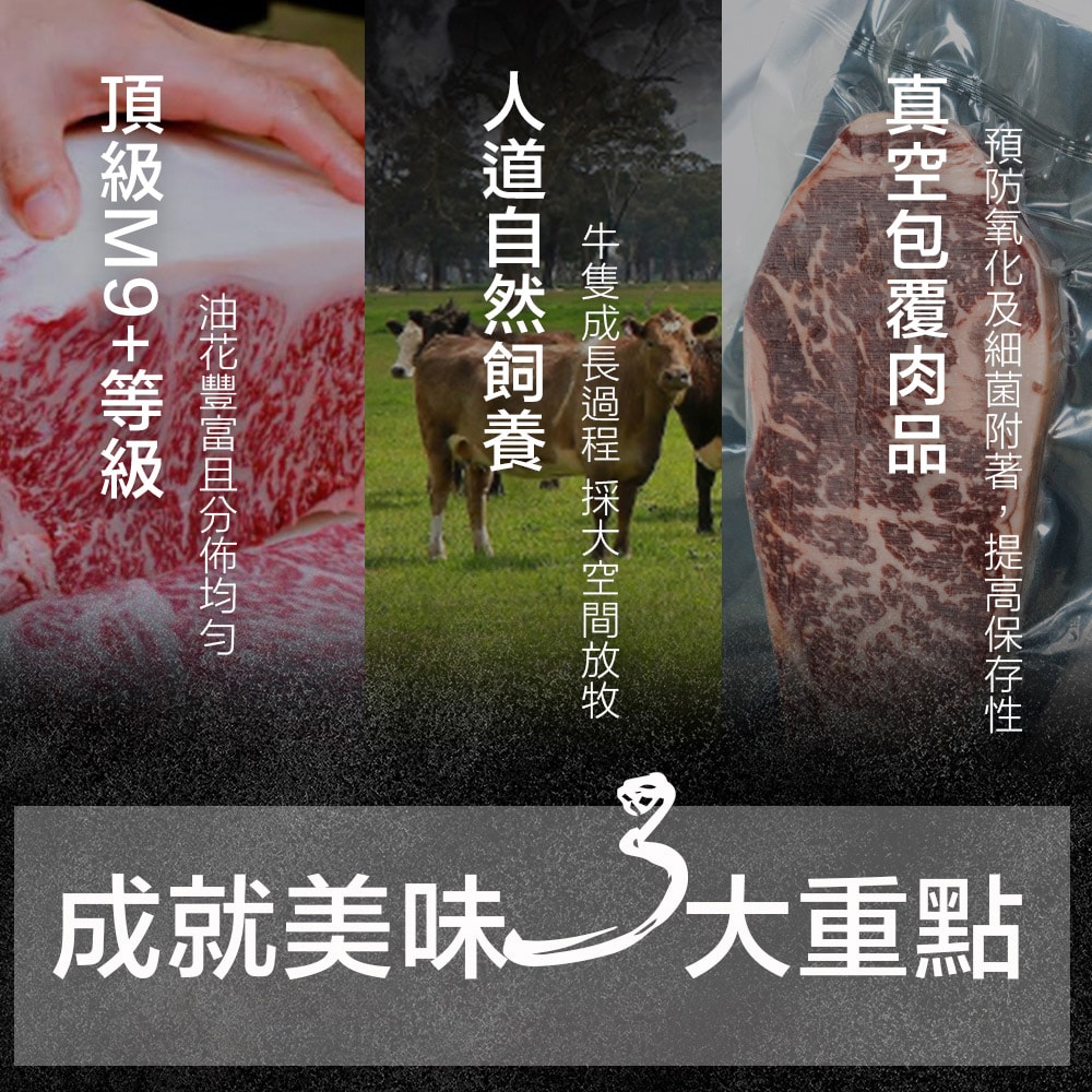 【漢克嚴選】澳洲源神紅酒飼翼板牛排6片組(200g±10%/片)