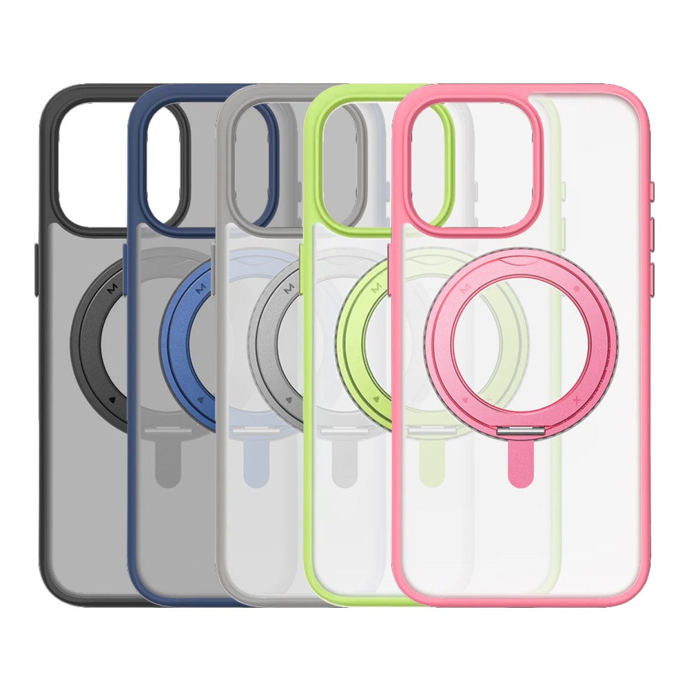 【Momax】iPhone 15系列 CaseForm Roller 磁吸鋁合金旋轉支架保護殼