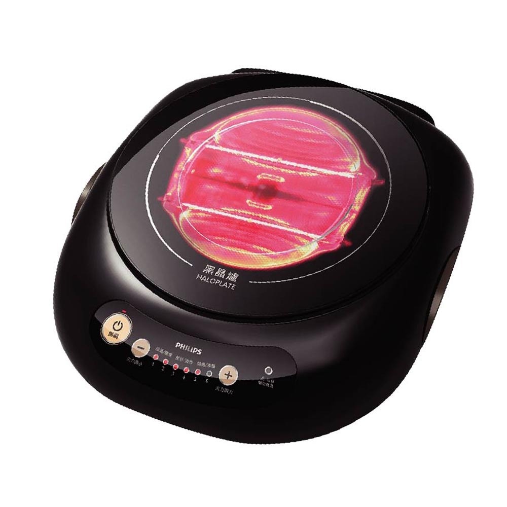 【Philips 飛利浦】不挑鍋黑晶爐 HD4988(星燦黑)