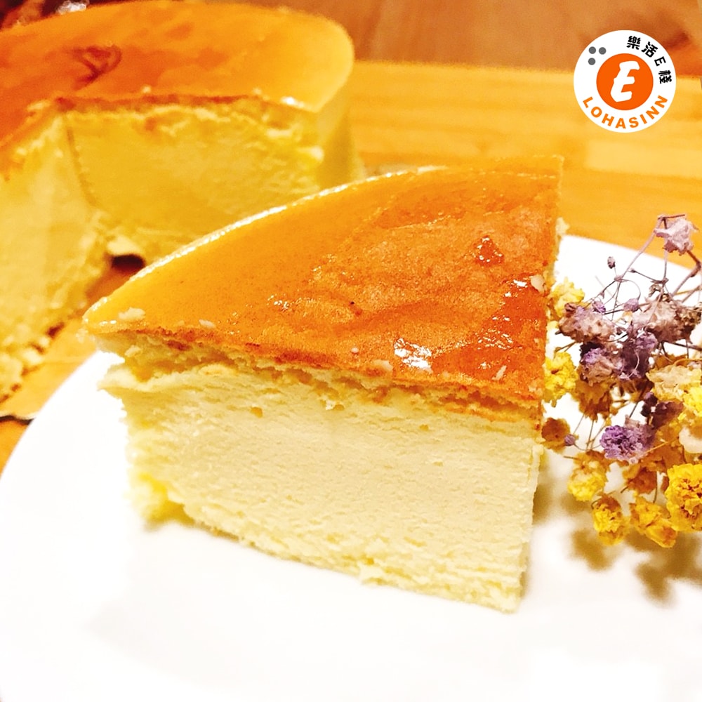 【樂活e棧】就是單純乳酪蛋糕6吋x2顆(母親節 父親節 生日蛋糕)(D+7出貨)