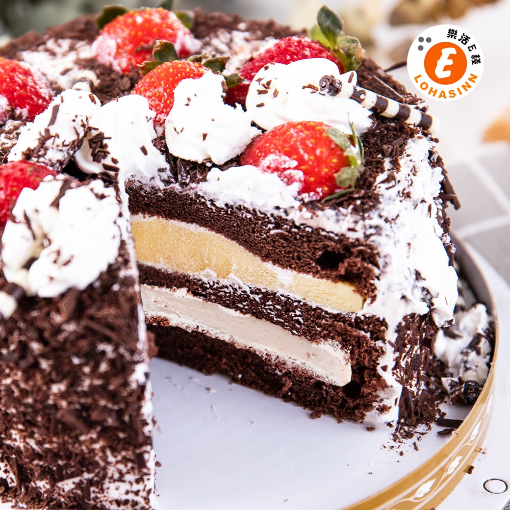 【樂活e棧】造型蛋糕-黑森林狂想曲蛋糕8吋x1顆(132613AKP0000242)(D+7出貨)