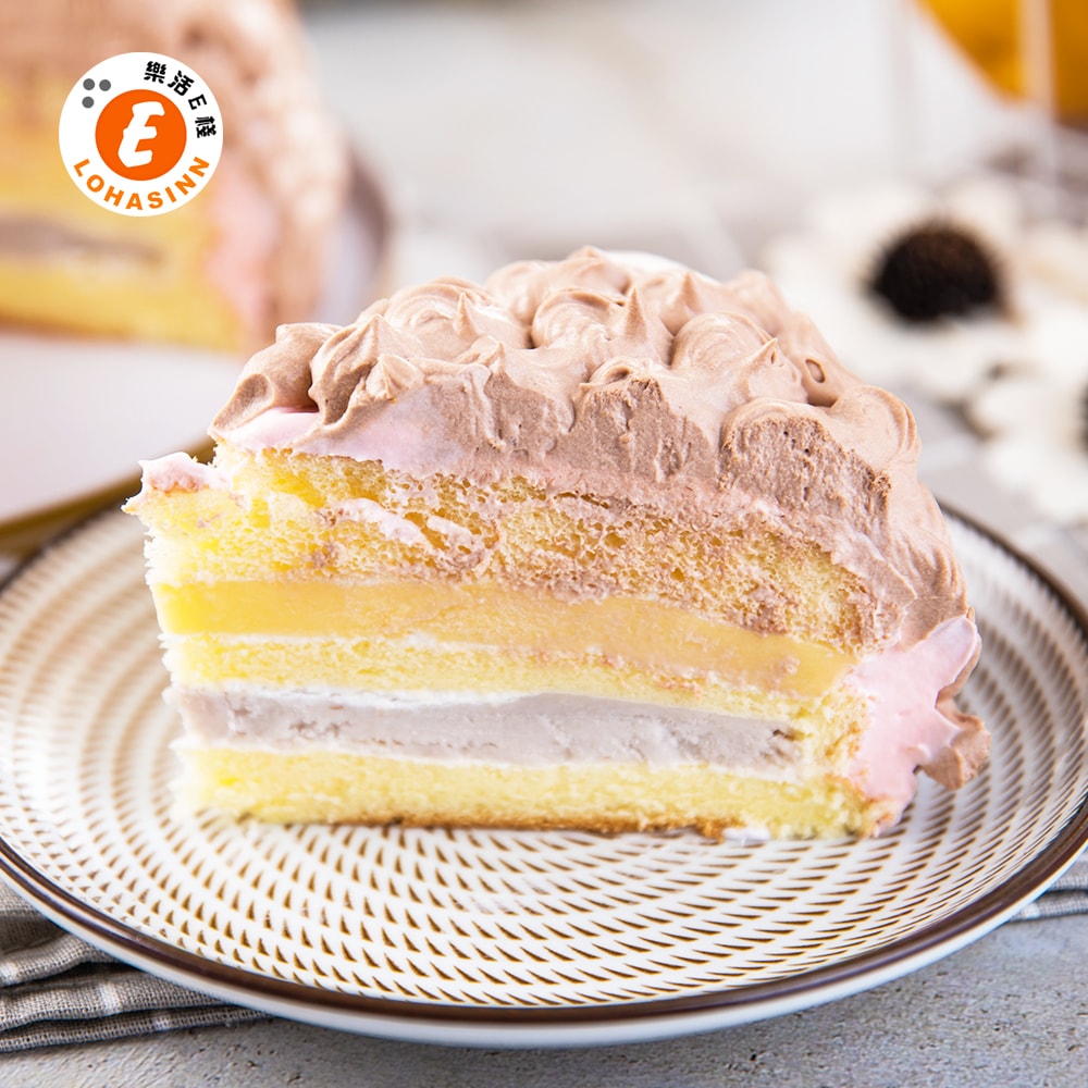 【樂活e棧】造型蛋糕-幸福微笑媽咪蛋糕8吋x1顆(母親節 父親節 生日蛋糕)(D+7出貨)