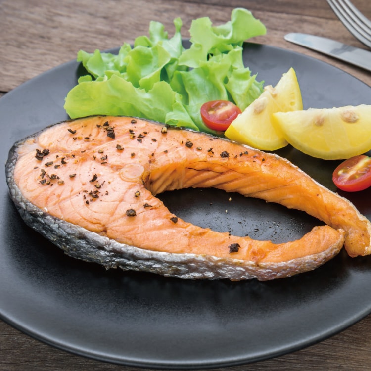 【勝崎生鮮】鮮切鮭魚片10片組(100公克/1片)