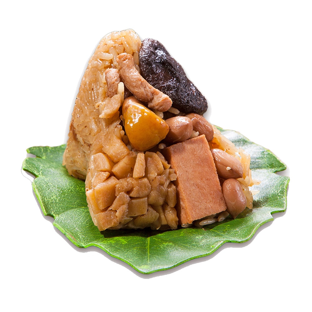 【狀元油飯】(全素)火腿香菇粽_端午節肉粽(5入*170g/包)