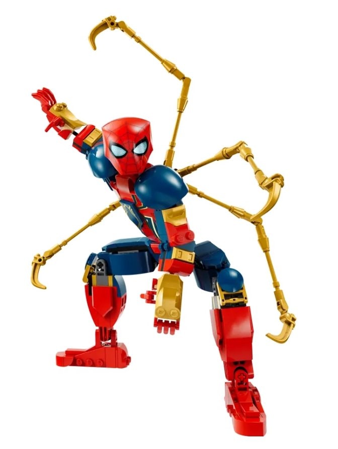 【LEGO 樂高】磚星球〡 76298 漫威系列 鋼鐵蜘蛛人 Iron Spider-Man Construction Figure