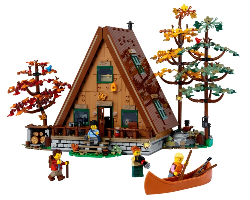 【LEGO 樂高】磚星球〡 21338 IDEAS A字形小屋 A-Frame Cabin