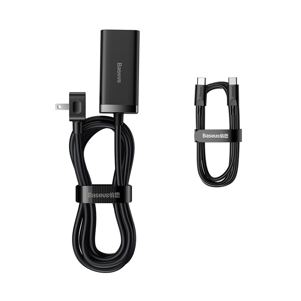 【BASEUS 倍思】GaN3 Pro 2A+2C 100W 快充充電器 黑