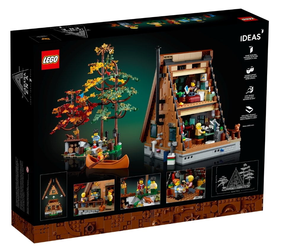【LEGO 樂高】磚星球〡 21338 IDEAS A字形小屋 A-Frame Cabin