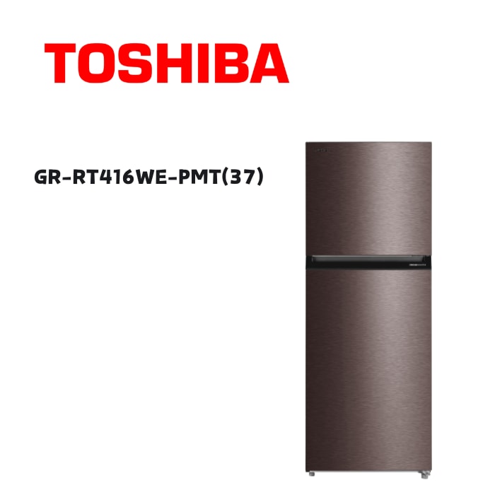 【TOSHIBA 東芝】GR-RT416WE-PMT(37) 312公升原味覺醒精品 變頻雙門冰箱 銀河灰(含基本安裝)