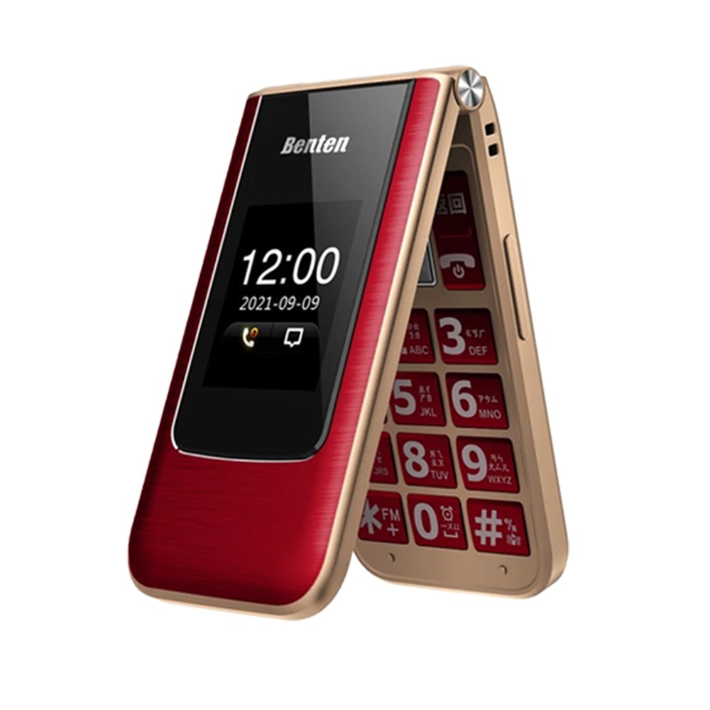 【Benten 奔騰】F62 Plus/F62+ TYPE-C 雙螢幕 4G 摺疊按鍵式手機 老人機【時尚外觀 拉絲設計】