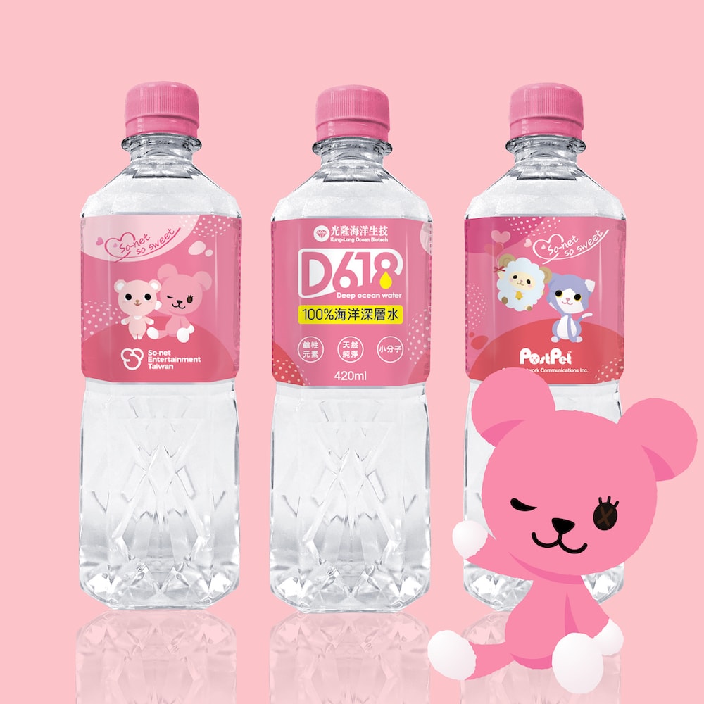 【D618】100%海洋深層水420ml(24瓶/箱)