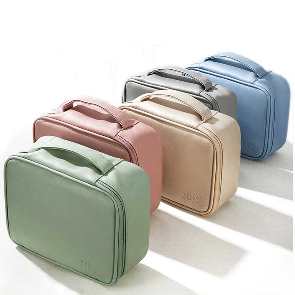 【XBYS】XBYS 升級款化妝品包(軟質皮)J008