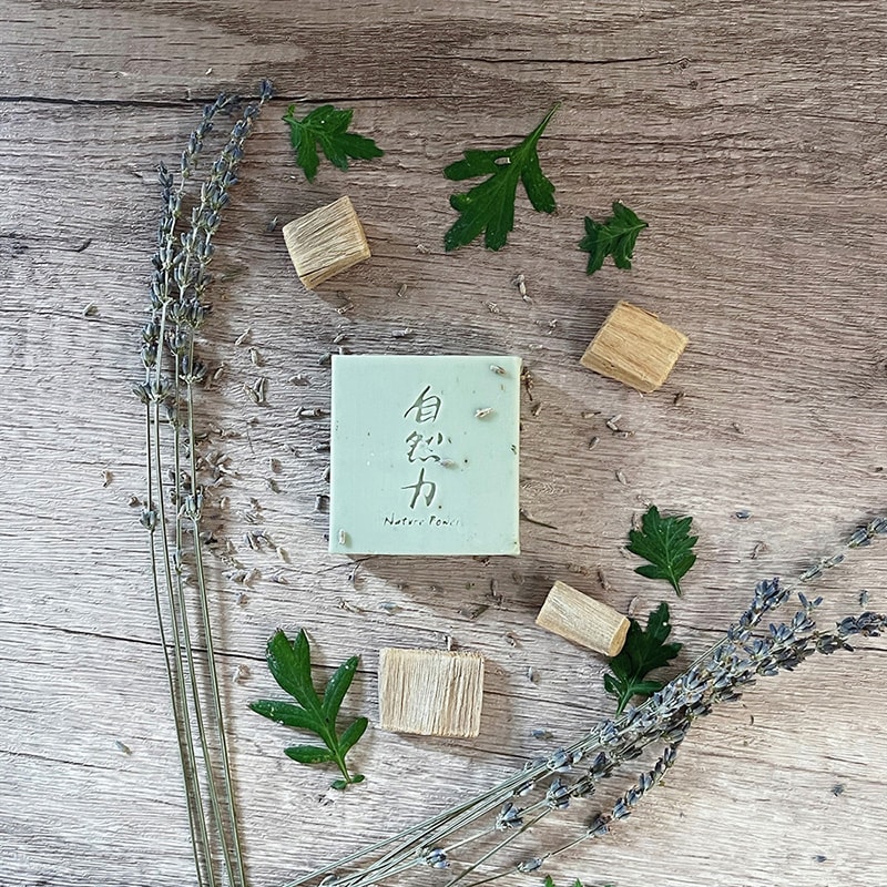 【TEAPOWER 茶寶】靜心艾草檀香皂100g (5入組)