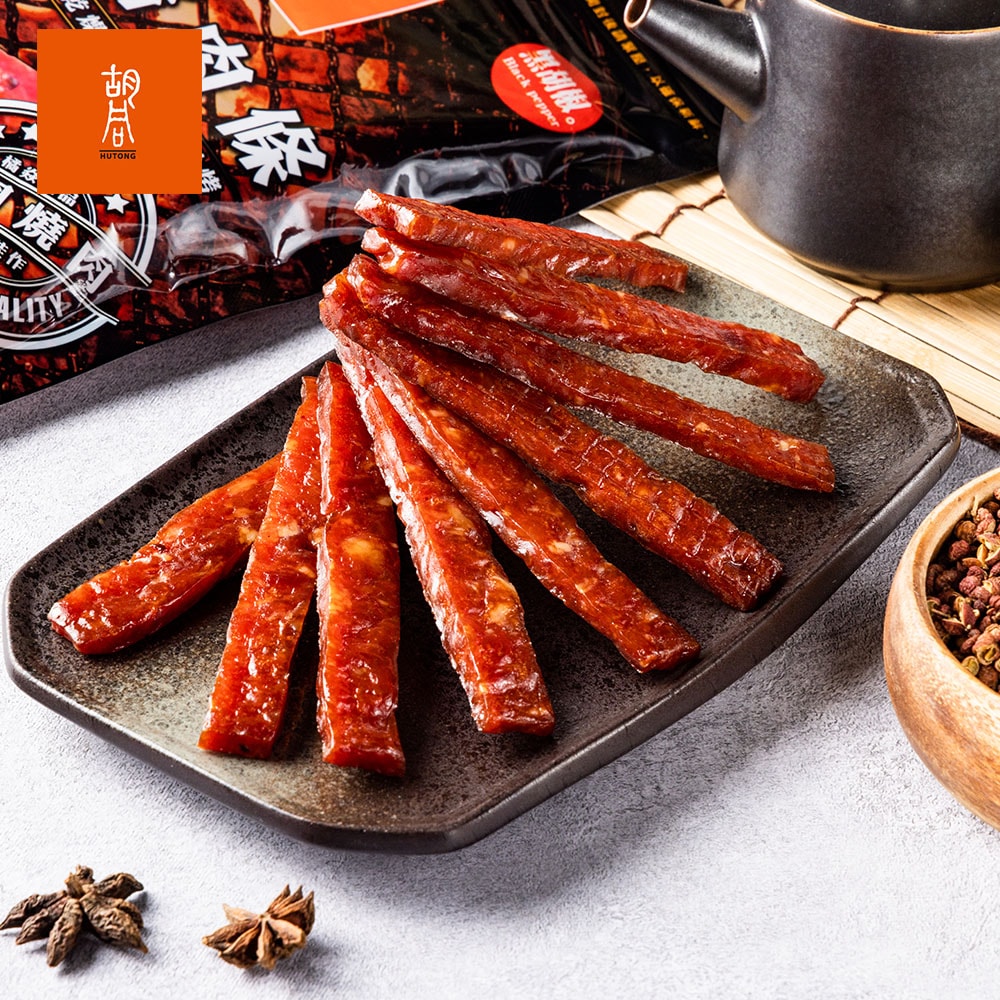 【胡同】元氣豬肉條 4包居家必備任選組(200g/包)