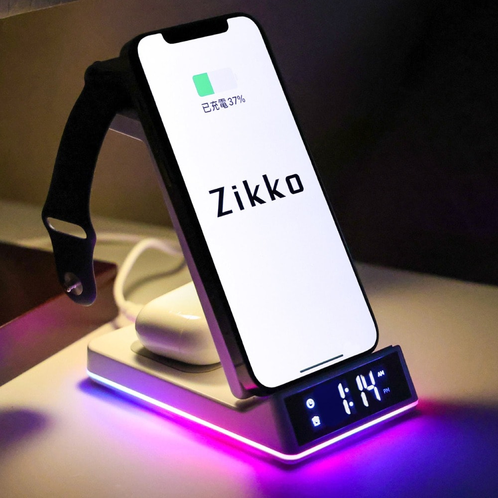 【ZIKKO】7合1 無線充電座ZK01