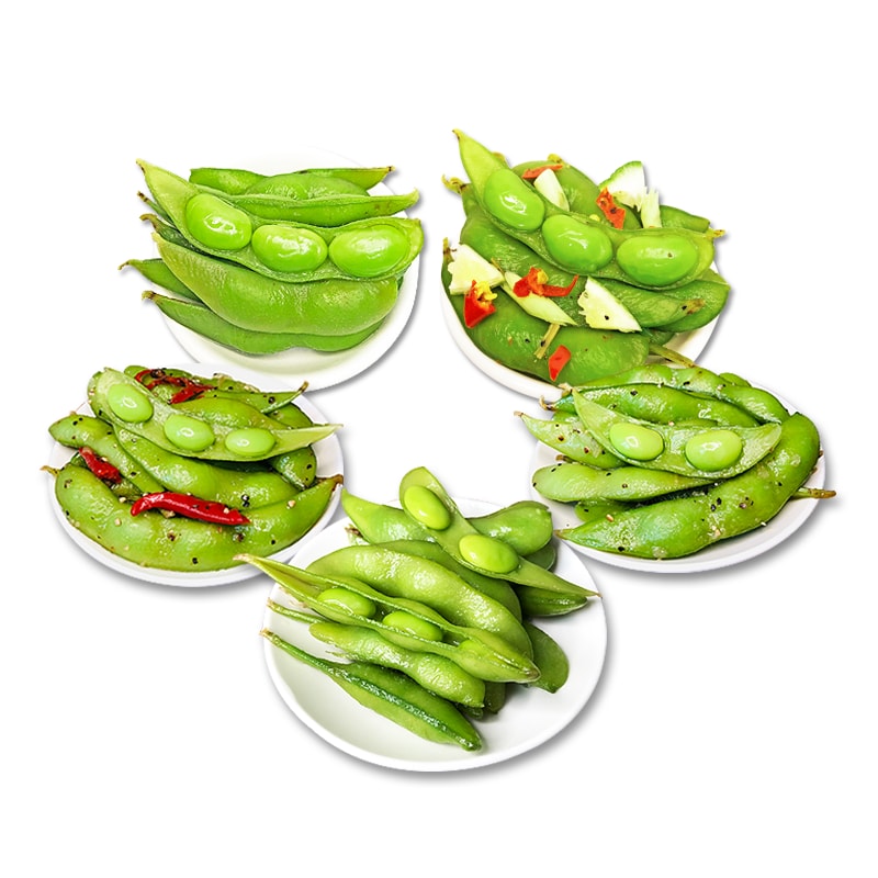 【傳好料】外銷A級即食鮮毛豆莢500gx10包入(5種口味任選)