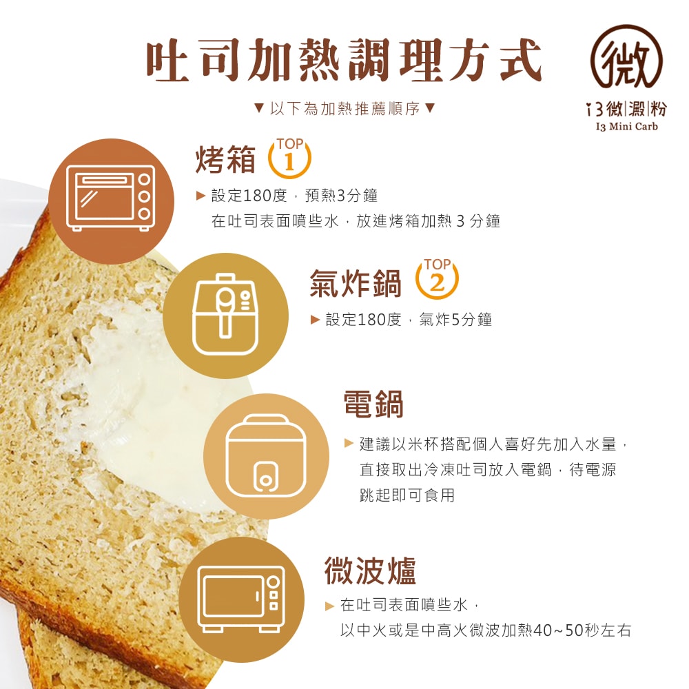【i3微澱粉】低糖好纖手工機能大吐司835gx1條(271控糖配方 吐司 營養師)(7個工作天出貨)