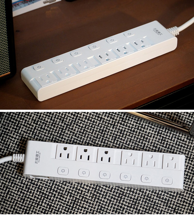 【太星電工】蓋安全七開六插滑蓋電腦線/3P 6尺 OCJ76306