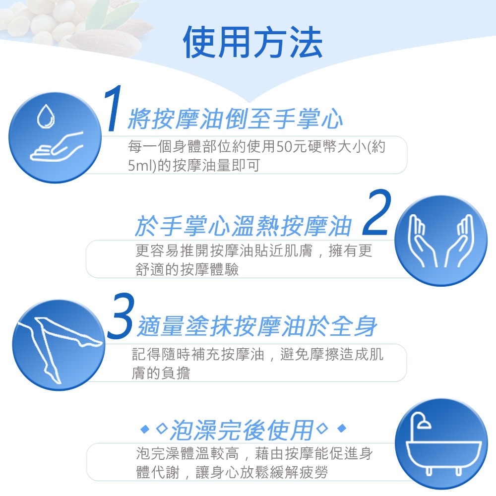 【ANDZEN】安得仁 天然草本按摩油/按摩精油160ml-優質無香味(可自行添加精油調配)