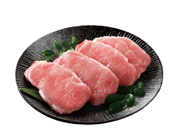 【有心肉舖子】[里梅花三件組]放心豬系列-里肌肉片300g*2+去皮五花肉片300g*2+梅花骰子肉400g*1