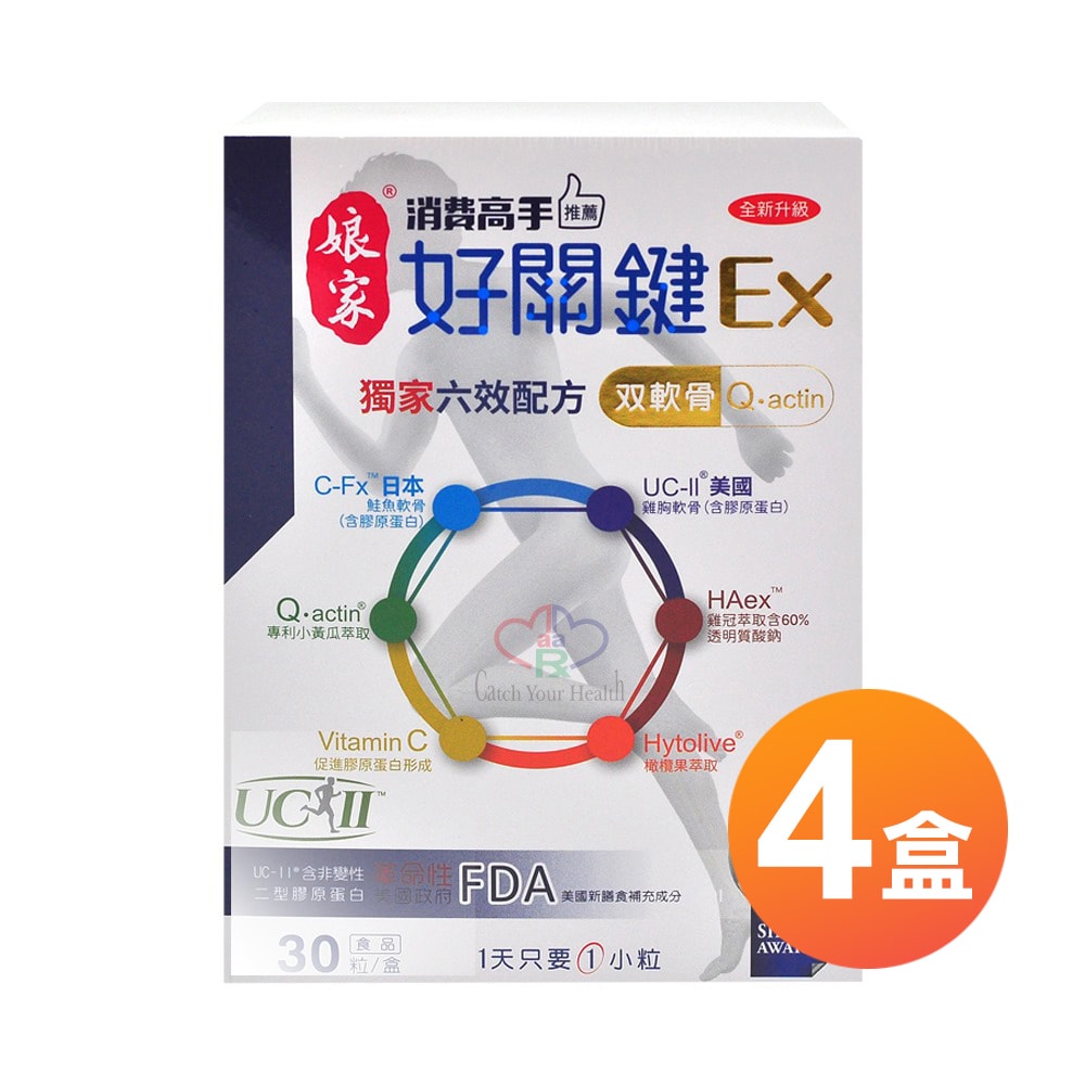 【娘家】消費高手 好關鍵Ex膠囊 30粒/4盒