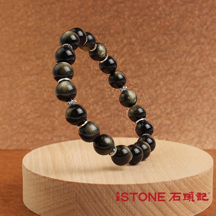 【石頭記】特選黑曜石手鍊10mm(最孤獨的小酒館聯名設計款)