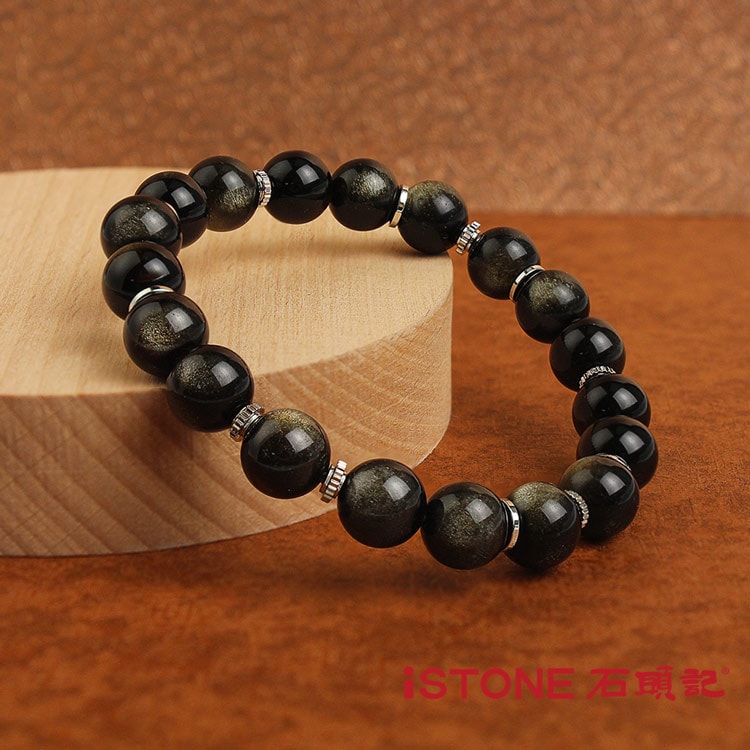 【石頭記】特選黑曜石手鍊10mm(最孤獨的小酒館聯名設計款)