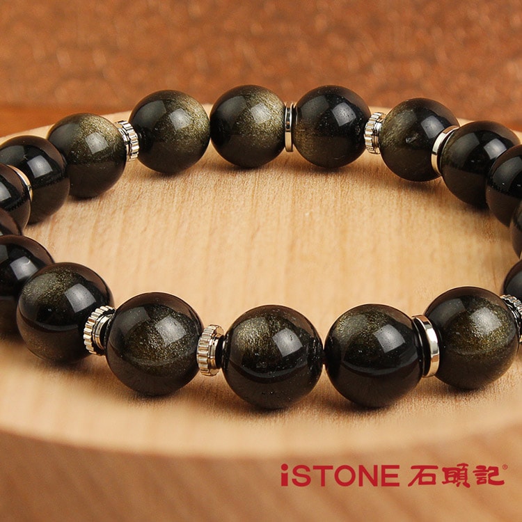 【石頭記】特選黑曜石手鍊10mm(最孤獨的小酒館聯名設計款)