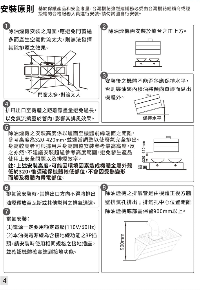 【SAKURA 櫻花】80CM近吸式大風機增壓磁吸油網除油煙機R7615L