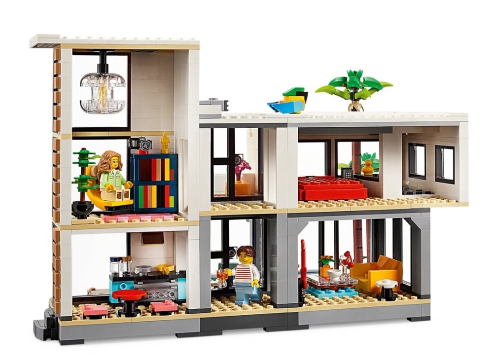 【LEGO 樂高】磚星球〡 31153 創意三合一系列 現代住宅 Modern House