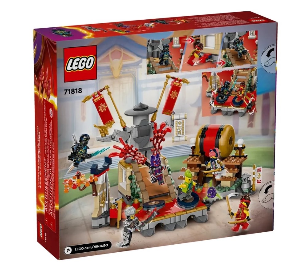 【LEGO 樂高】磚星球〡 71818 旋風忍者 大賽競技場 Tournament Battle Arena