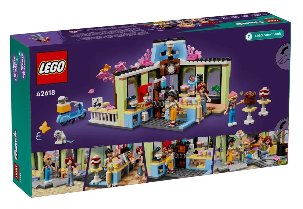 【LEGO 樂高】磚星球〡 42618 好朋友系列 心湖城咖啡廳 Heartlake City Café