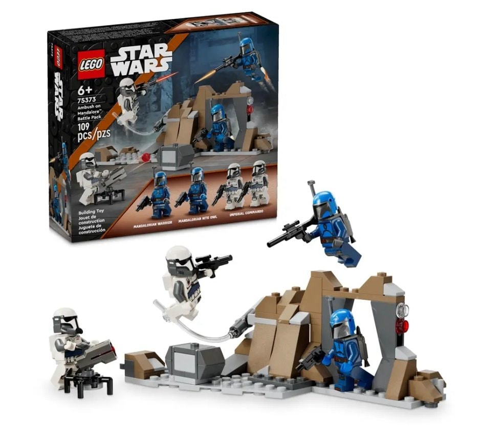 【LEGO 樂高】磚星球〡 75373 星際大戰系列 曼達洛伏擊  Ambush on Mandalore™ Battle Pack(8/1開始出貨)