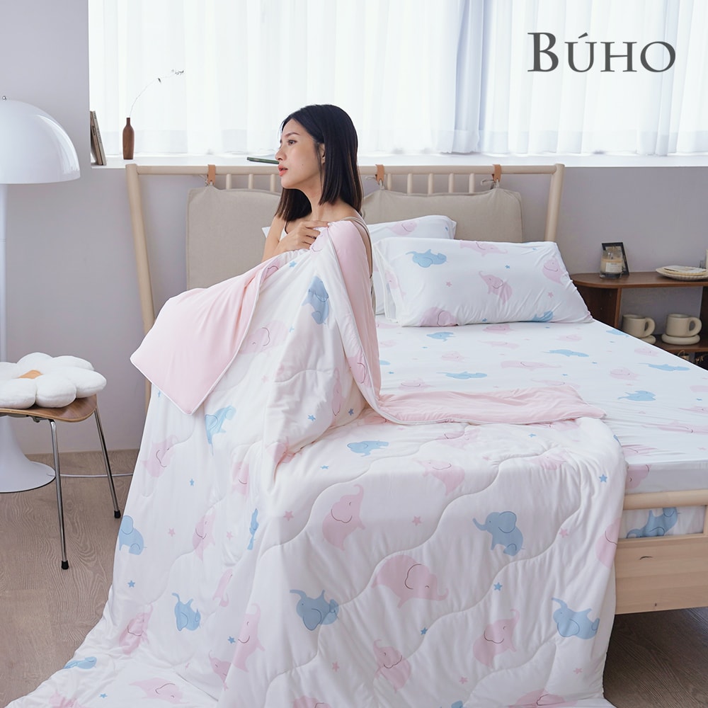 【BUHO 布歐】BUHO 激凍冰紗涼感竹纖維涼被-單人150x200cm