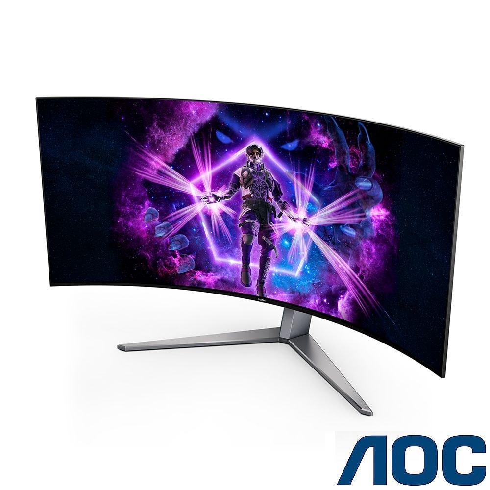【AOC】AG456UCZD HDR曲面電競螢幕(45型/2K/240Hz/0.03ms/OLED)