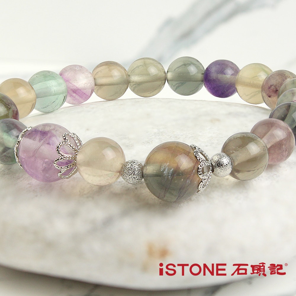 【石頭記】最好的時光紫螢石手鍊8/10mm(最孤獨的小酒館聯名設計款)