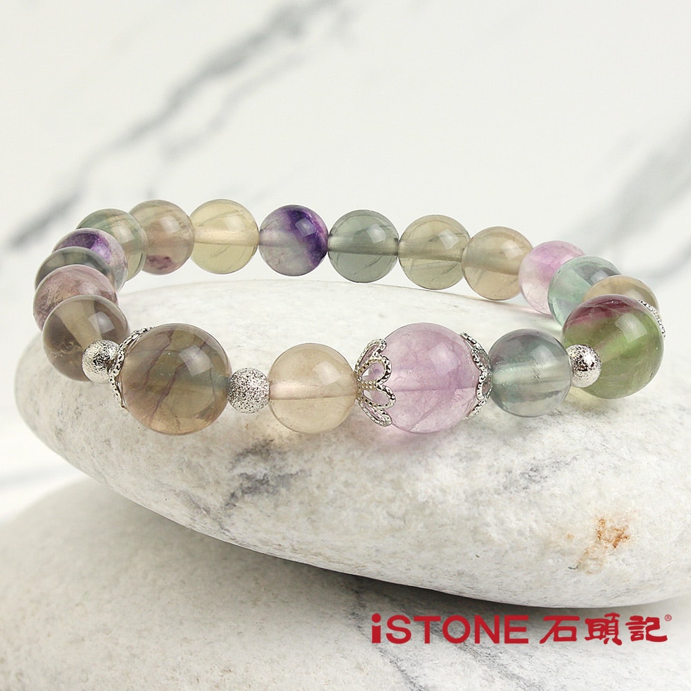 【石頭記】最好的時光紫螢石手鍊8/10mm(最孤獨的小酒館聯名設計款)