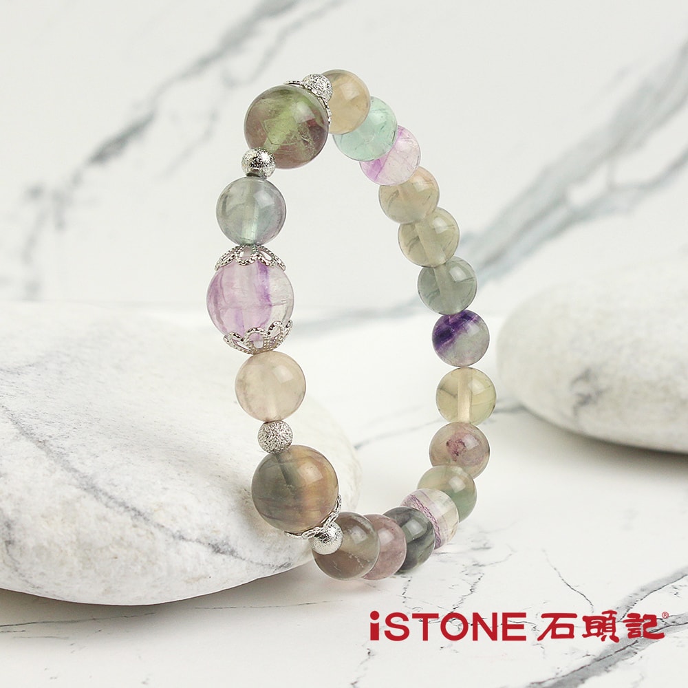 【石頭記】最好的時光紫螢石手鍊8/10mm(最孤獨的小酒館聯名設計款)