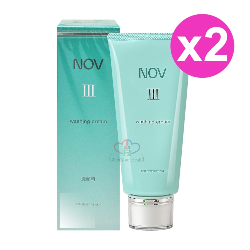 【NOV娜芙】泡沫洗面乳III 120g/2瓶