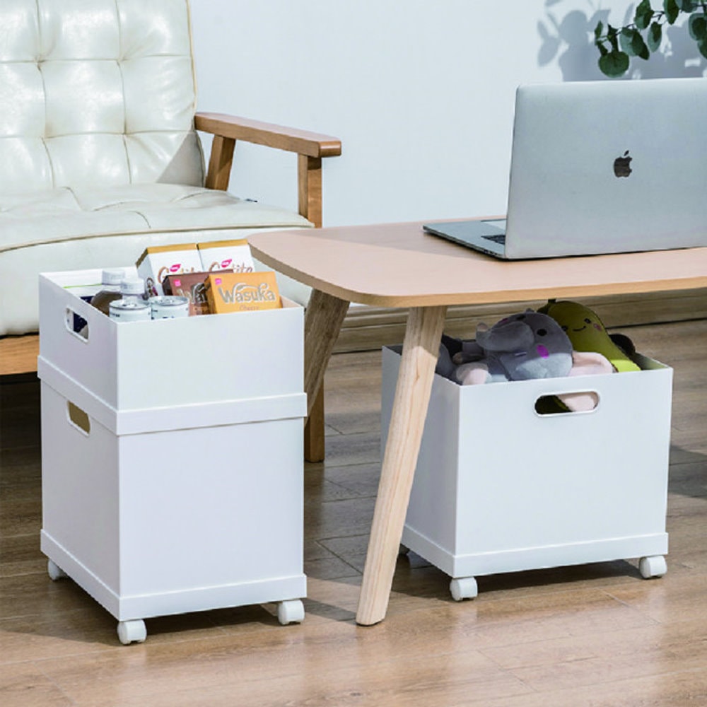 【Shabby Boy】辦公室滑輪收納箱組 收納箱/桌下置物箱/辦公收納箱