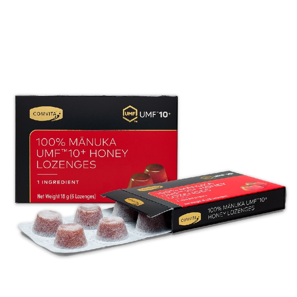 【壽滿趣】Comvita 康維他紐西蘭100%麥蘆卡蜂蜜喉糖UMF10+(18g)