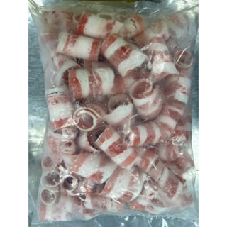 【好想你生鮮】超優質美國牛五花捲片(1kg±10%/包) 八件組